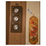 Mounted Weather Station, Flower Wall Art