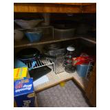 Potholders, cutting boards, mixers, screens, utensils, measuring cups, Pots & pans, can openers, lighters, check all the pictures-Bring boxes to pack
