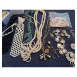 Misc jewelry, conch belt, Rock Springs pendant