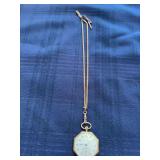 Elgin pocket watch on chain