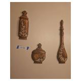 Vintage Brown Molded Wall Hanging Decorations