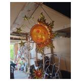 Sun wind chime currently tangled