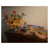Decorative Flowers, Outdoor Flags, Glasses in Box, Candles