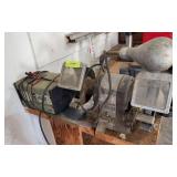 Craftsman 1/3hp grinder and Wabash 15amp battery charger