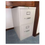 Two drawer file cabinet