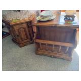 Pair of coordinating end tables