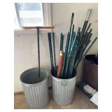 Garden posts and Tposts as shown