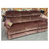 82” La-Z- Boy double reclining sofa