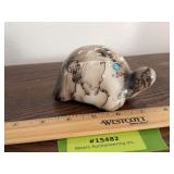 SW design ceramic turtle, signed on bottom