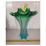 Murano? art glass vase approx 12” tall