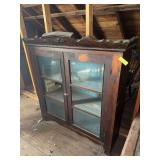 Display cabinet needing some love, missing two glass panes, etc 13D x 45L x 48H