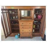 All in built ins includes Willow Tree, pottery, ear mufflers, Haeger pitcher, cookie jar, etc