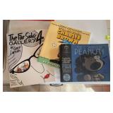 Peanuts and The Far Side books