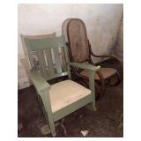Two rocking chairs