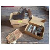 Erector set and wooden train set, unsure of completeness