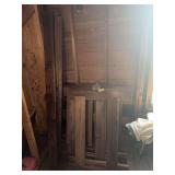 Two twin bed frames, maybe bunk beds?????