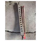 3 pt drawbar and 2 bale spears