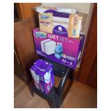 Swiffer wet jet accessories and step stool