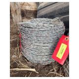 New roll of barbed wire