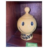 McCoy smiley face cookie jar