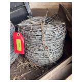 New roll of barbed wire