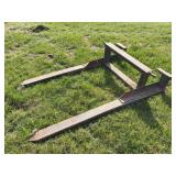 Three point bale mover