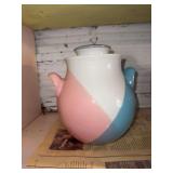 Eva Zeisel Hall China tri-tone biscuit jar