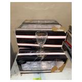 Lumiere upscale elegance plastic wine glasses, 8/box 10 full boxes
