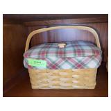 Longaberger basket as shown, liner and protector