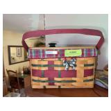 Longaberger basket as shown, liner and protector