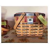 Longaberger basket as shown, liner and protector