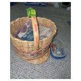 Basket of sewing notions