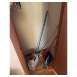 Cleaning supplies, lunch bag, Dirt Devil Platinum Force hand vac