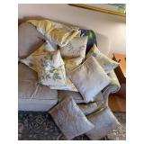 Nice throw pillows and blankets