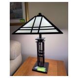 Approx 26” tall mission style table lamp