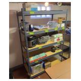 Metal shelving 24D x 48L x 72H NO CONTENTS!!