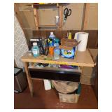 Iron, cleaning & laundry supplies, batteries, etc