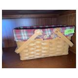Longaberger basket as shown, liner and protector