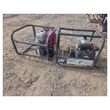 Two Water Transfer Pumps Powered by Honda (Non Running)