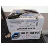 2 case of mig welding wire and chipping hammer