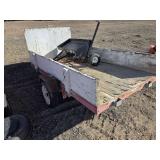 Small Utility Trailer and Aerator