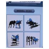 Skid Steer Auger Set with 6in 12in and 14in Augers