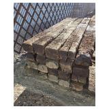 Lot of 20 Railroad Ties