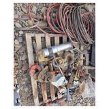 Assorted Industrial Equipment and Components on Pallet