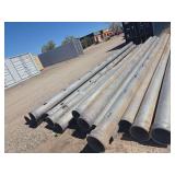 16 Sticks of 10' 30' Aluminum Gated Irrigation Pipe