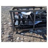 Mower King Skid Steer Auger With 6in,12in,14in Augers