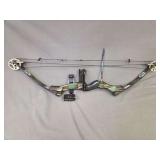 PSE Carroll Intruder Graphite Compound Bow with Arrows and Case