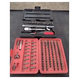 Bit set an ratchet socket set