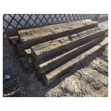 Lot of 20 Railroad Tie Sections