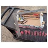 2-Ft Carpenter two ball peen hammers 25-ft tape measure miscellaneous screwdrivers plastic removal Master kit